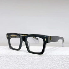 Load image into Gallery viewer, Vintage JACQUES Thick Acetate Sphere Myopia Optical Eyeglass KAINEI Retro Square Design Handcraft Women Man