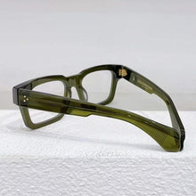 Load image into Gallery viewer, Vintage JACQUES Thick Acetate Sphere Myopia Optical Eyeglass KAINEI Retro Square Design Handcraft Women Man