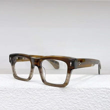 Load image into Gallery viewer, Vintage JACQUES Thick Acetate Sphere Myopia Optical Eyeglass KAINEI Retro Square Design Handcraft Women Man