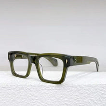 Load image into Gallery viewer, Vintage JACQUES Thick Acetate Sphere Myopia Optical Eyeglass KAINEI Retro Square Design Handcraft Women Man