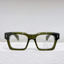 Load image into Gallery viewer, Vintage JACQUES Thick Acetate Sphere Myopia Optical Eyeglass KAINEI Retro Square Design Handcraft Women Man