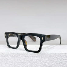 Load image into Gallery viewer, Vintage JACQUES Thick Acetate Sphere Myopia Optical Eyeglass KAINEI Retro Square Design Handcraft Women Man