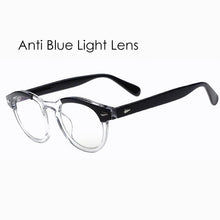 Load image into Gallery viewer, Vintage Johnny Depp Style Round Sunglasses Clear Tinted Lens Brand Design Party Show Men Women Sun Glasses Oculos De Sol