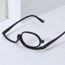 Load image into Gallery viewer, Women Magnifying Glasses Rotating Makeup Reading Glasses Anti Blue Light Make-Up Presbyopic Eyeglasses Diopter+1.0To+4.0