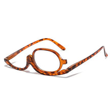 Load image into Gallery viewer, Women Magnifying Glasses Rotating Makeup Reading Glasses Anti Blue Light Make-Up Presbyopic Eyeglasses Diopter+1.0To+4.0