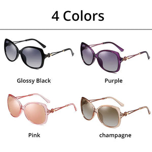 Women Polarized Sunglasses Big Frame Sun Glasses Polaryzacyjne Luxury Female Sunglass for Driving Shadows Anti UV400