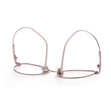 Load image into Gallery viewer, Fashion Women Round Eyeglass Frames Men Optical Glasses Frames Lightweight Metal Rx Eyewear Pink Gold Silver Flexible Spectacles