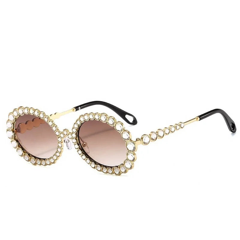 Donne strass lucidi occhiali trasparenti occhiali da lettura montature per occhiali ottici occhiali decorativi in ​​lega anti-luce blu