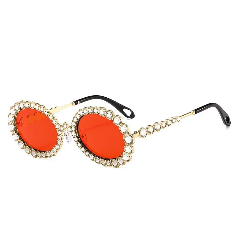 Donne strass lucidi occhiali trasparenti occhiali da lettura montature per occhiali ottici occhiali decorativi in ​​lega anti-luce blu