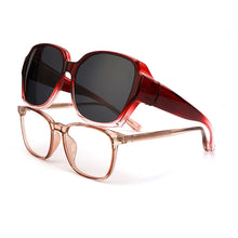 Carica l&#39;immagine nel visualizzatore di Gallery, Womens Sunglasses Square Sun Glasses Accessories Gradient Lens Anti-Uv400 Luxury Brand Oculus Eyeglasses Female