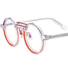 Load image into Gallery viewer, glasses frame men   acetate designer round optical eyewear reading women loose powder personalized eyewear