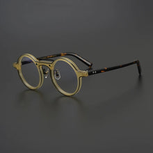 Load image into Gallery viewer, glasses frame men   acetate designer round optical eyewear reading women loose powder personalized eyewear