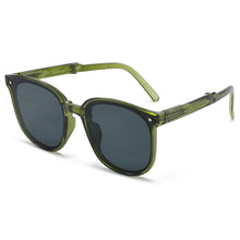 Load image into Gallery viewer, Fashionable Kids Folding Sunglasses Outdoor UV400 Unisex Portable Collapsible Glasses Summer Wild Colorful Square Eyewear