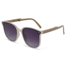 Load image into Gallery viewer, Fashionable Kids Folding Sunglasses Outdoor UV400 Unisex Portable Collapsible Glasses Summer Wild Colorful Square Eyewear