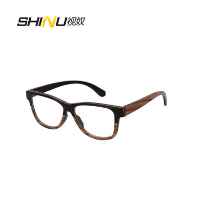 Flexiable Wooden Glasses Women Man Fashion Myopia Eyeglasses Optical Frame Computer Reading Gaming Glasses Oculos De Grau 136