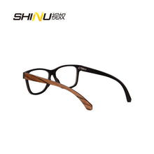 Load image into Gallery viewer, Flexiable Wooden Glasses Women Man Fashion Myopia Eyeglasses Optical Frame Computer Reading Gaming Glasses Oculos De Grau 136