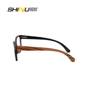 Flexiable Wooden Glasses Women Man Fashion Myopia Eyeglasses Optical Frame Computer Reading Gaming Glasses Oculos De Grau 136