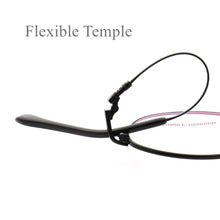 Load image into Gallery viewer, Flexible MemoryTitanium Optical Frame Prescription Vintage Oval Round Shaped Light Comfortable Soft Glasses Stylish Eyeglasses