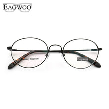 Load image into Gallery viewer, Flexible MemoryTitanium Optical Frame Prescription Vintage Oval Round Shaped Light Comfortable Soft Glasses Stylish Eyeglasses