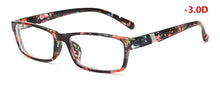 Load image into Gallery viewer, Floral  Myopia Glasses Eyewear-100 -150 -200 -250 -300 -350 -400 Ultralight Finished  Women Men Short Sight Eyewear Spectacles