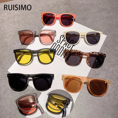 Fold Children's Sunglasses  Boys and Girls' Sunshade  UV Resistant Glasses Baby Sun Glasses Girls' Boys' Trend