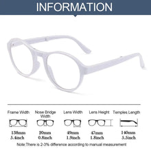 Load image into Gallery viewer, Folding Reading Glasses with Glasses Case Unisex Portable Lightweight Eyewear Presbyopic Glasses Strength 1.0x ~ 4.0x