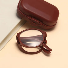 Load image into Gallery viewer, Folding Reading Glasses with Glasses Case Unisex Portable Lightweight Presbyopic Glasses Strength 1.0x ~ 4.0x Reading Glasses