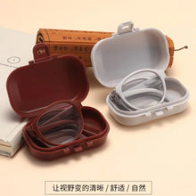 Load image into Gallery viewer, Folding Reading Glasses with Glasses Case Unisex Portable Lightweight Presbyopic Glasses Strength 1.0x ~ 4.0x Reading Glasses