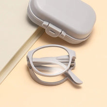 Load image into Gallery viewer, Folding Reading Glasses with Glasses Case Unisex Portable Lightweight Presbyopic Glasses Strength 1.0x ~ 4.0x Reading Glasses