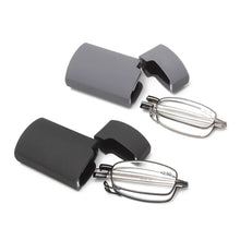 Load image into Gallery viewer, Folding reading glasses with case  portable reading glasses for men and women