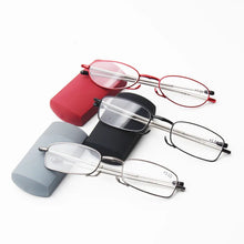 Load image into Gallery viewer, Folding reading glasses with case  portable reading glasses for men and women