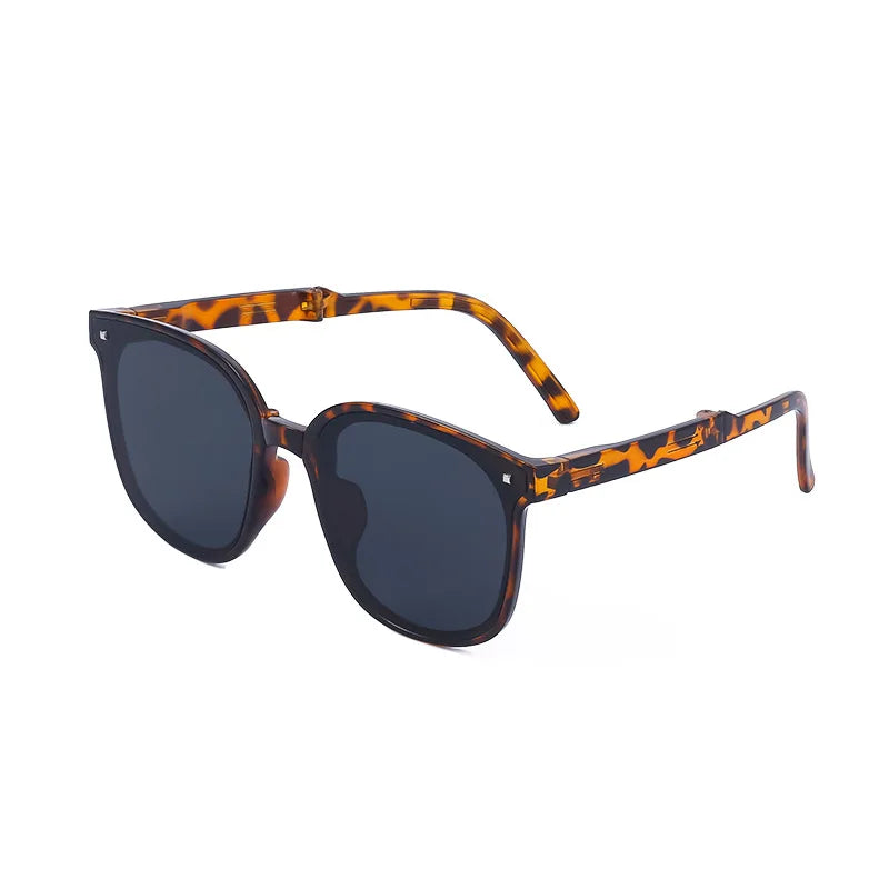 Folding sunglasses for women UV protection   polarized sunglasses fashionable portable Sunglasses sunglasses for men