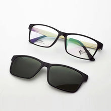 Load image into Gallery viewer, Frame Glasses Big match Sunglasses Polarized Clip Myopia Glasses Ultem Magnet For Men Sunglasses 3D Eyeglasses Wide Face