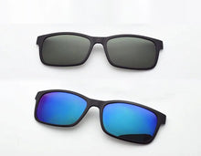 Load image into Gallery viewer, Frame Glasses Big match Sunglasses Polarized Clip Myopia Glasses Ultem Magnet For Men Sunglasses 3D Eyeglasses Wide Face