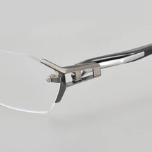Load image into Gallery viewer, Frameless Men Business IP Titanium Eye Glasses Frame  Myopia Optical Prescription Eyeglasses Classic Handmade Acetate Eyewear