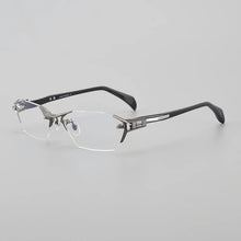 Load image into Gallery viewer, Frameless Men Business IP Titanium Eye Glasses Frame  Myopia Optical Prescription Eyeglasses Classic Handmade Acetate Eyewear