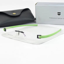 Load image into Gallery viewer, Frameless glasses frame men TAG Brand eyeglasses frames men Myopia computer optical glasses frame Ultralight movement spectacles