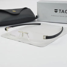 Load image into Gallery viewer, Frameless glasses frame men TAG Brand eyeglasses frames men Myopia computer optical glasses frame Ultralight movement spectacles