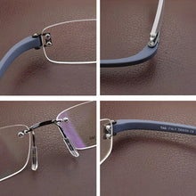 Load image into Gallery viewer, Frameless glasses frame men TAG Brand eyeglasses frames men Myopia computer optical glasses frame Ultralight movement spectacles
