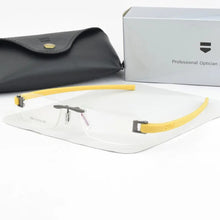 Load image into Gallery viewer, Frameless glasses frame men TAG Brand eyeglasses frames men Myopia computer optical glasses frame Ultralight movement spectacles