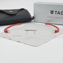 Load image into Gallery viewer, Frameless glasses frame men TAG Brand eyeglasses frames men Myopia computer optical glasses frame Ultralight movement spectacles