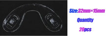 Load image into Gallery viewer, Eyeglasses  Silicone Conjoined Nose Pads  Glasses Accessories Size 32mmx15mm