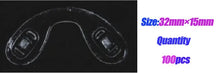 Load image into Gallery viewer, Eyeglasses  Silicone Conjoined Nose Pads  Glasses Accessories Size 32mmx15mm