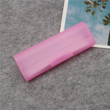 Load image into Gallery viewer, Frosted Glasses Case Durable Transparent Plastic Glasses Storage Box Ultralight Eyeglass Case