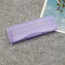 Load image into Gallery viewer, Frosted Glasses Case Durable Transparent Plastic Glasses Storage Box Ultralight Eyeglass Case