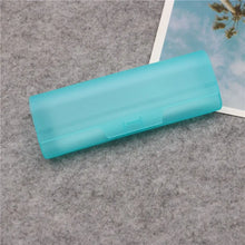 Load image into Gallery viewer, Frosted Glasses Case Durable Transparent Plastic Glasses Storage Box Ultralight Eyeglass Case
