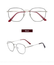 Load image into Gallery viewer, Full Rim Men and Women Fashion Metal Rectangular Medium Eyeglasses Frame For Myopia Prescription Lenses