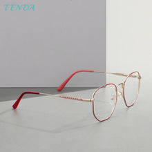 Load image into Gallery viewer, Full Rim Men and Women Fashion Metal Rectangular Medium Eyeglasses Frame For Myopia Prescription Lenses