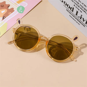 Funny Eyewear Rabbit Ears Glasses Super Cute Children's Sunglasses Cartoon Bunny For Boys and Girls Plastic Sun Glasses