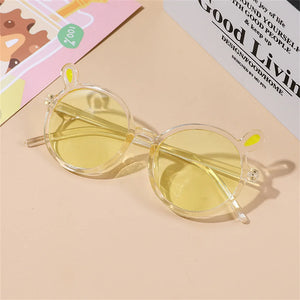 Funny Eyewear Rabbit Ears Glasses Super Cute Children's Sunglasses Cartoon Bunny For Boys and Girls Plastic Sun Glasses